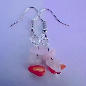 Lesbian pride earrings